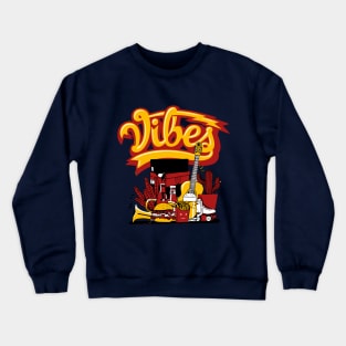 Vibes Midas Gold Sneaker Art Crewneck Sweatshirt